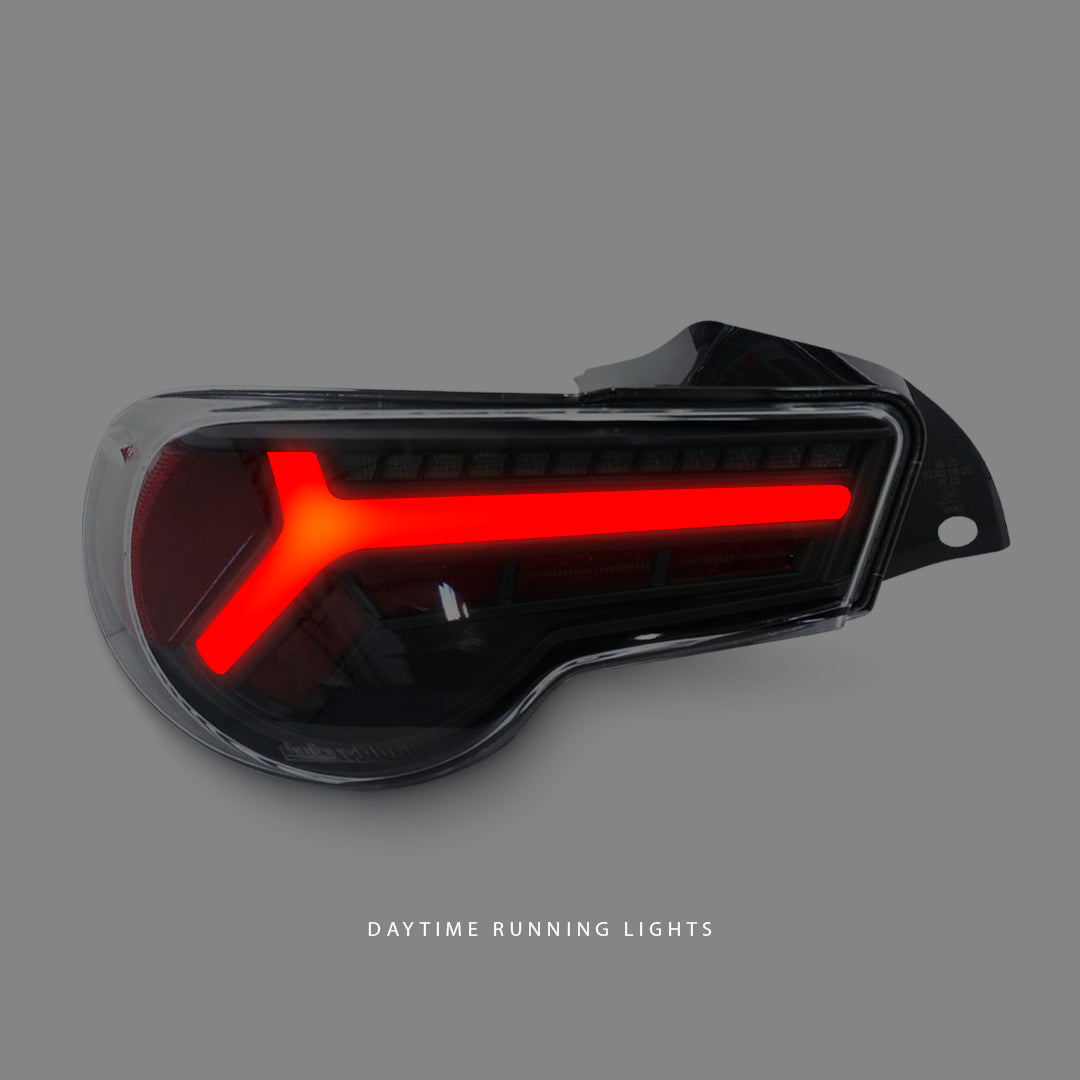 Toyota 86 1st Gen (2012 - 2020) Sequential Black Red V2 Full LED Tail Lights LH + RH