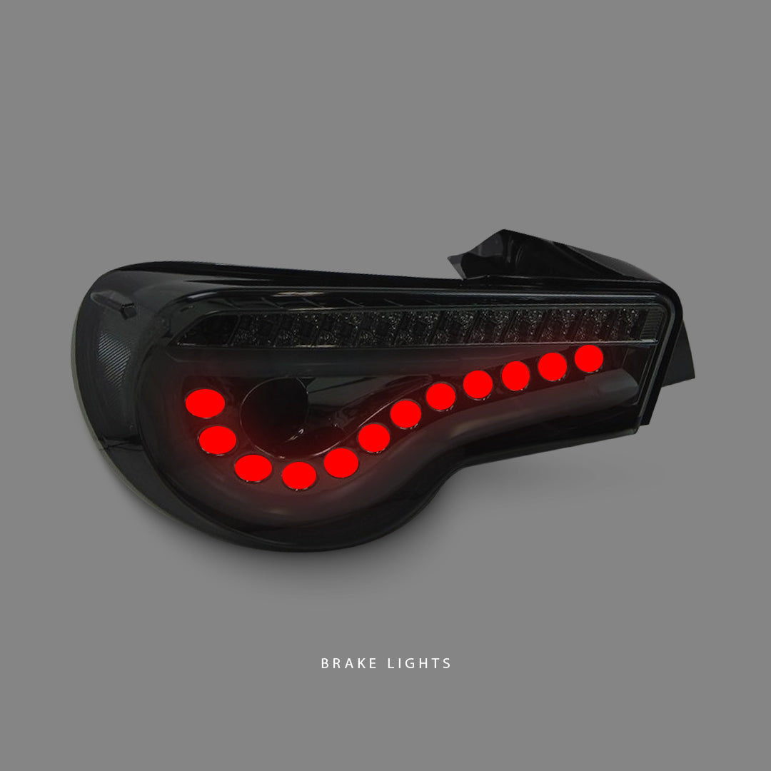 Subaru BRZ 1st Gen (2012 - 2020) Sequential Smoke LED Dynamic Tail Lights LH + RH