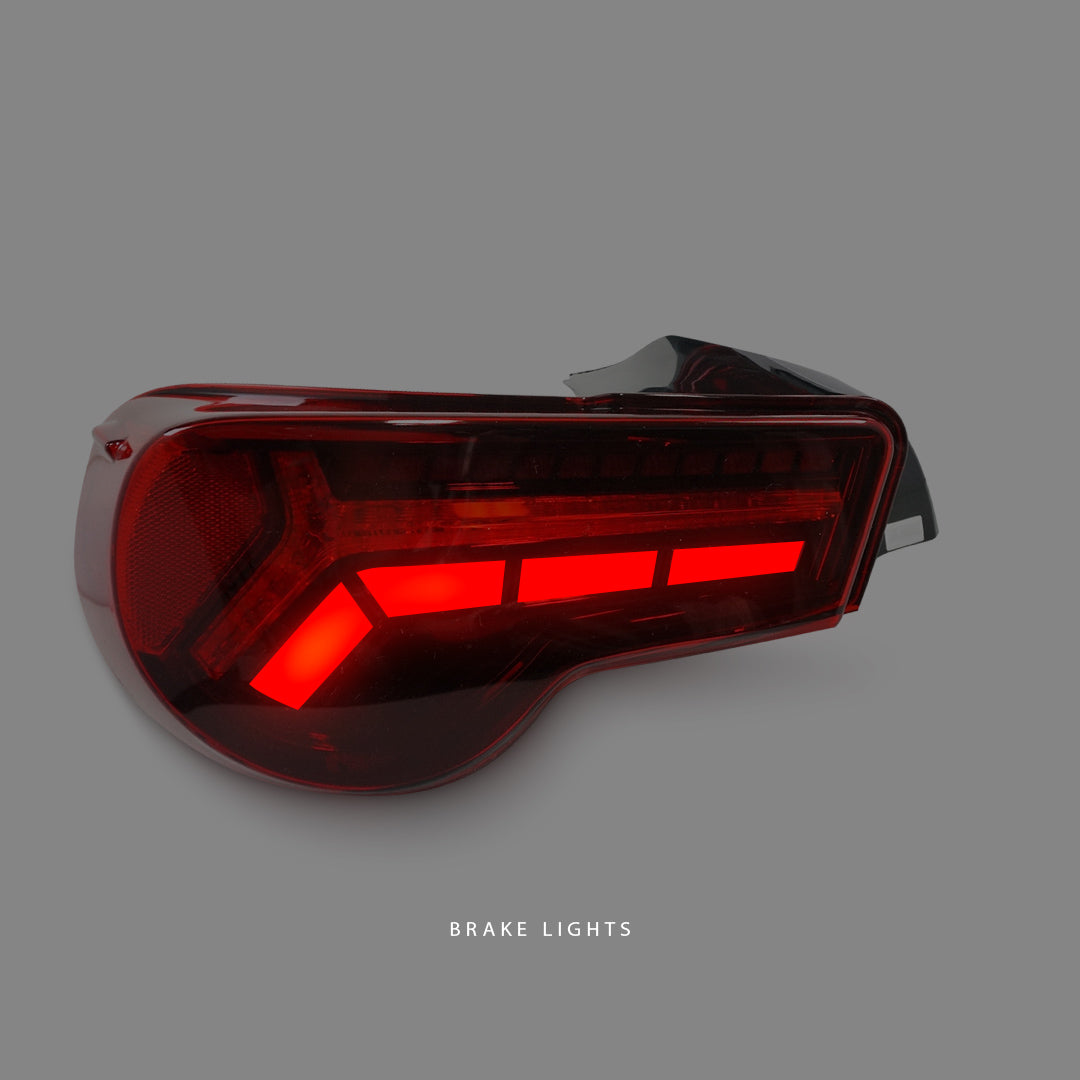 Toyota 86 1st Gen (2012 - 2018) Sequential LED Dynamic Blinker Tail Lights LH + RH