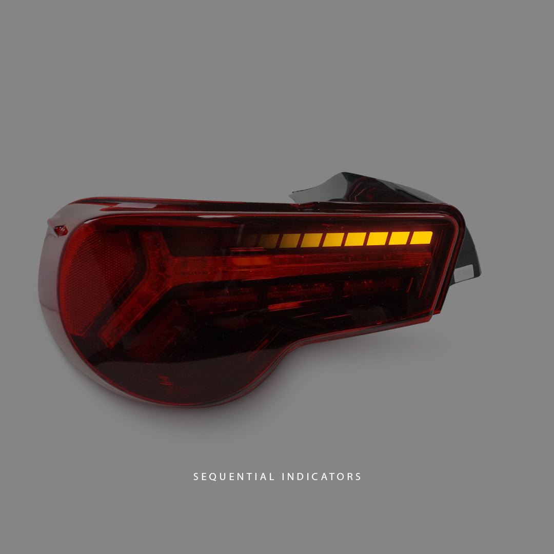 Subaru BRZ 1st Gen (2012 - 2018) Sequential LED Dynamic Blinker Tail Lights LH + RH