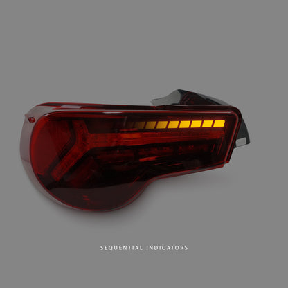 Subaru BRZ 1st Gen (2012 - 2018) Sequential LED Dynamic Blinker Tail Lights LH + RH