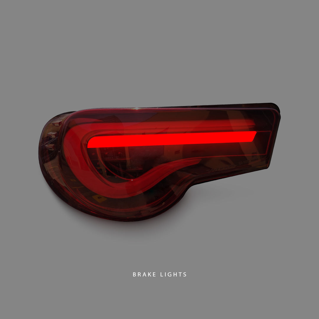 Subaru BRZ 1st Gen (2012 - 2020) Sequential Smoke Red LED Blinker Tail Lights LH + RH