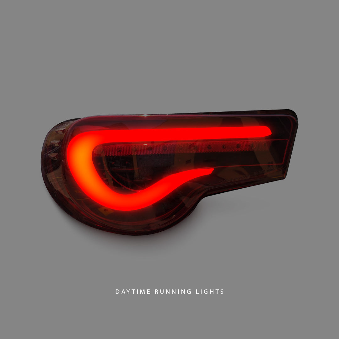 Toyota 86 1st Gen (2012 - 2020) Sequential Smoke Red LED Blinker Tail Lights LH + RH
