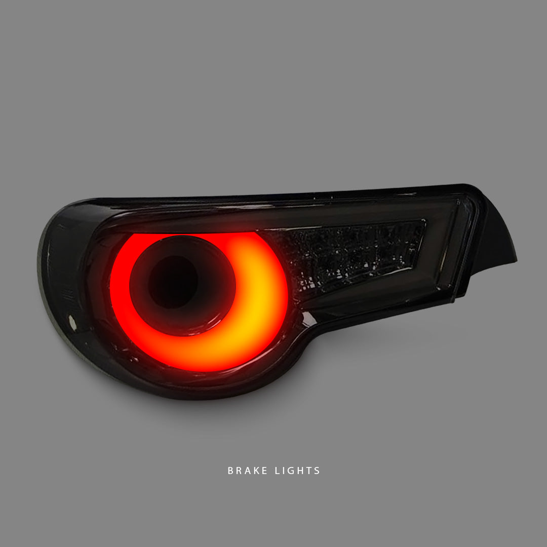 Toyota 86 ZN6 (2012 - 2018) Sequential Crystal Eye Smoked LED Tail Lights LH + RH