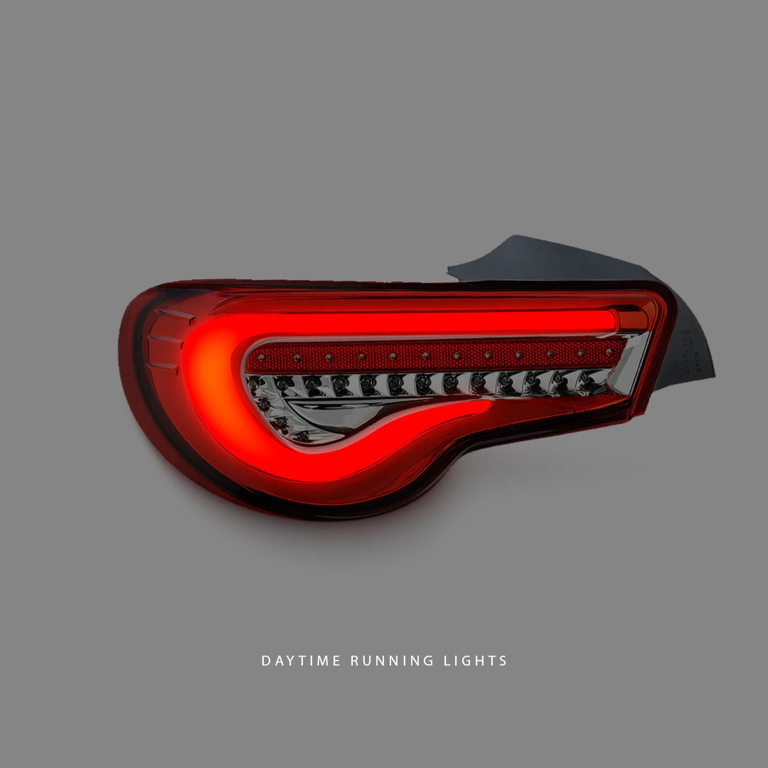 Subaru BRZ 1st Gen (2012 - 2020) Sequential Full Red LED Tail Lights LH + RH