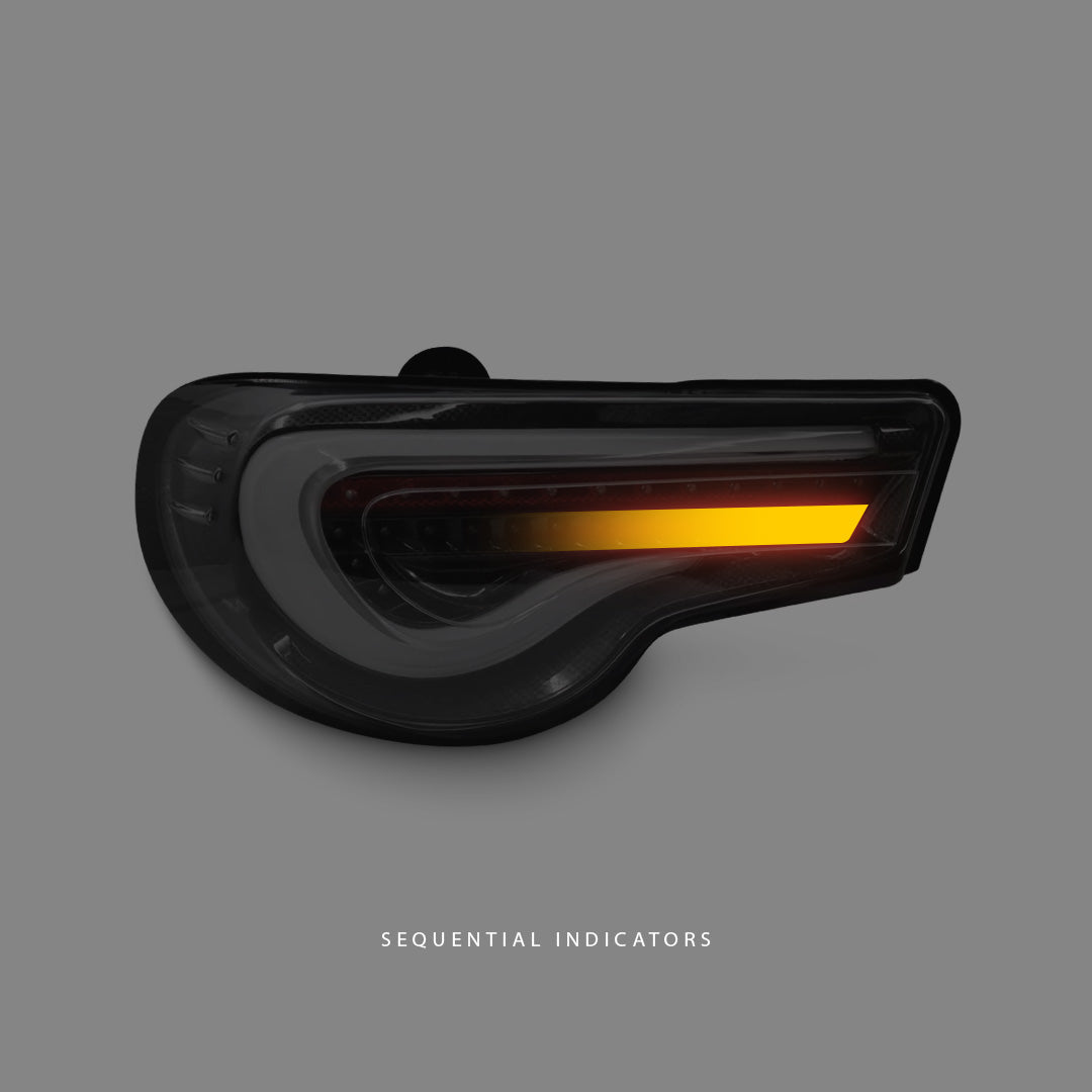 Toyota 86 ZN6 (2012 - 2020) Sequential Smoke LED Blinker Tail Lights LH + RH